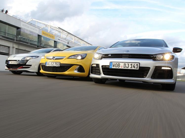 Bilder-Opel-Astra-OPC-Renault-Megane-RS-VW-Scirocco-R-2012